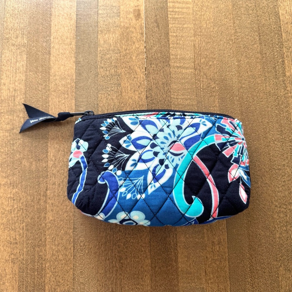 Vera Bradley Small Cosmetic Bag in Lotus Flower Swirl